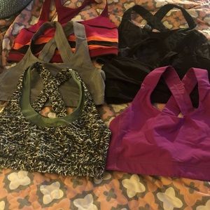 Lot of Lululemon Bras-stored in smoking home